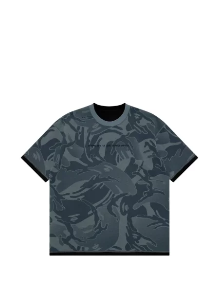 Tricou Aape By A Bathing Ape cu imagine albastru