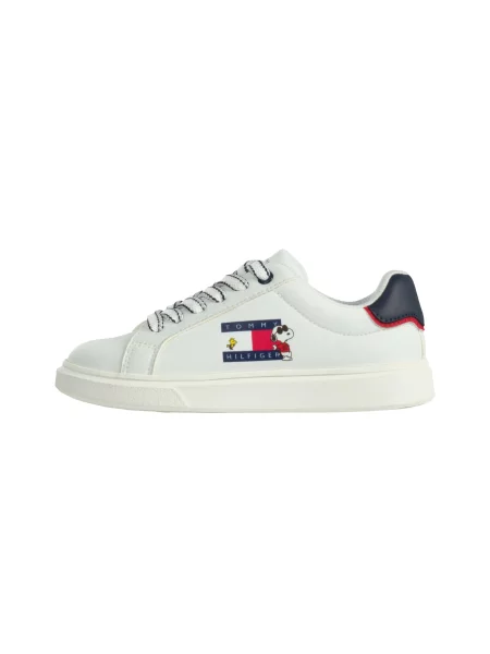 Sneakerși copii Tommy Hilfiger alb