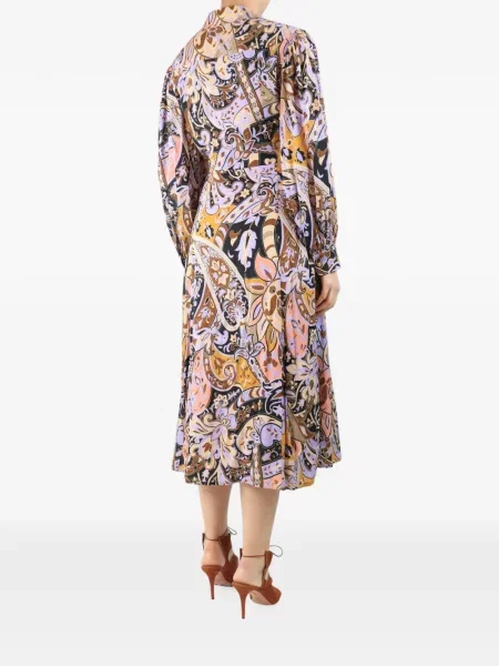 Rochie tip cămașă Rixo violet