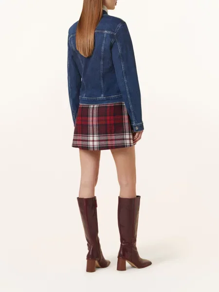 Tommy Hilfiger Jeansová bunda Tmavomodrá modrá