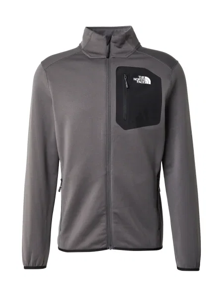 THE NORTH FACE Jachetă fleece funcțională CREST / negru / alb gri