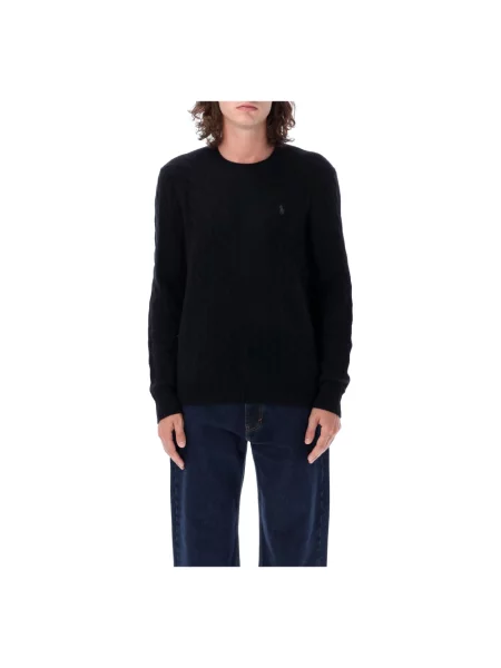 Sweter Polo Ralph Lauren wełniany czarny