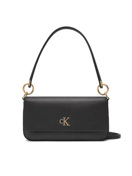 Calvin Klein Jeans Geantă Minimal Monogram Shoulder Pouch negru