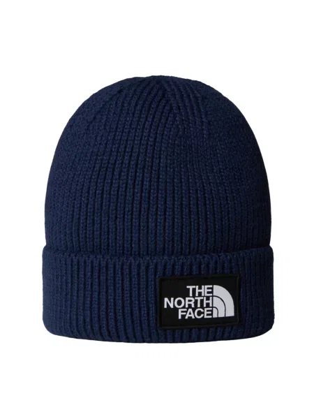 Czapka The North Face z logo niebieska