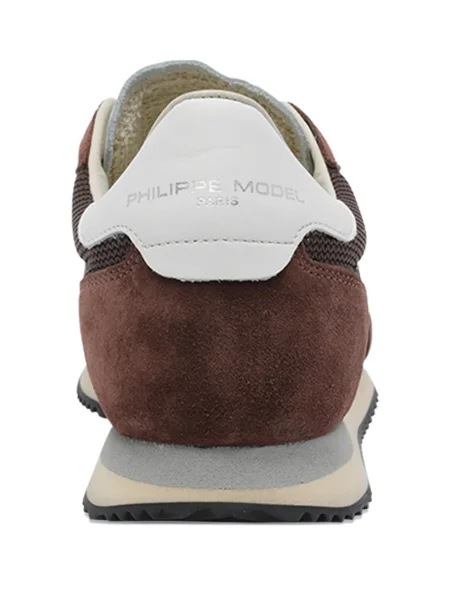 Sneakerși Philippe Model Paris din piele de căprioară maro