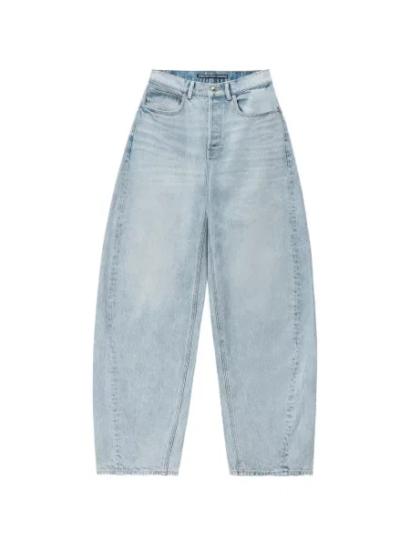 Blugi Alexander Wang cu autograf albastru