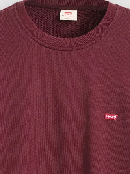 LEVI'S ® Mikina ORIGINAL HM tmavočervená