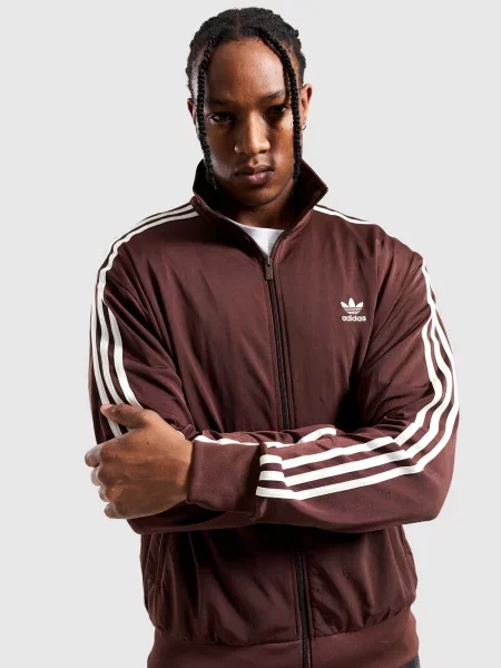 Adidas Bluza Rozpinana Firebird Tt brązowa