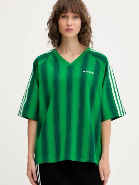 Adidas Originals t-shirt Linear Tee zielony