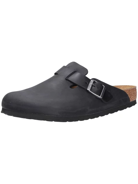 BIRKENSTOCK Boston LEOI Regular žabky čierne