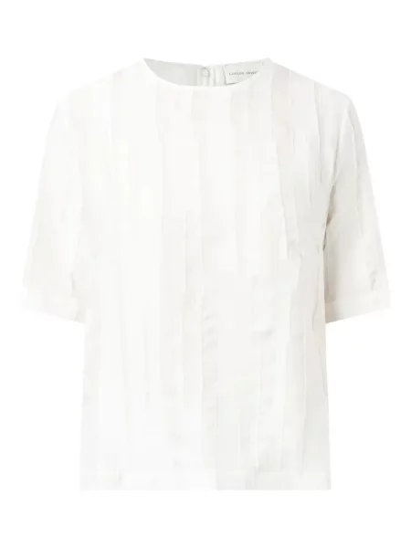 Tricou Loulou De Saison din jerseu alb