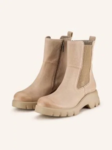 Chelsea boots Paul Green béžové