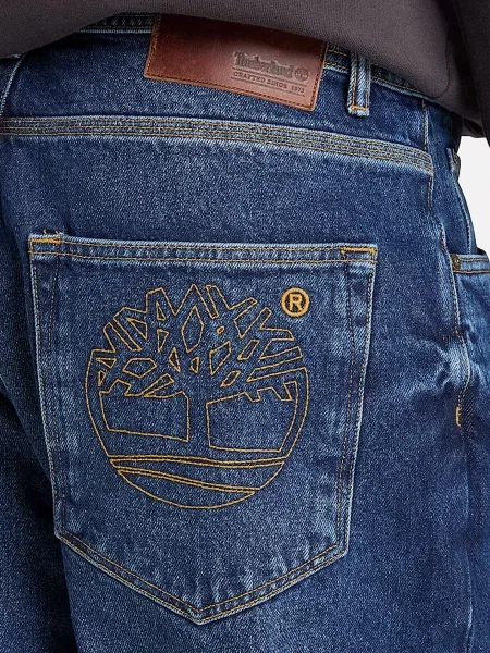 Широкі джинси Timberland синій