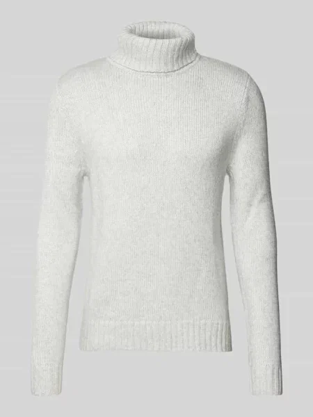 Superdry Szczotkowany sweter z golfem Glacier Grey szary