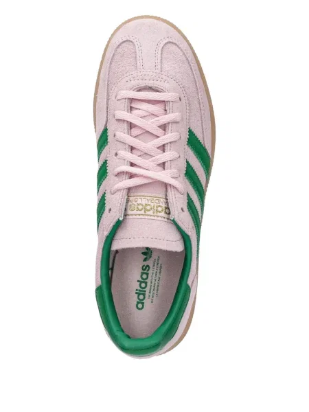 Sneakerși Adidas Predator cu broderie cu dungi din piele de căprioară albastru