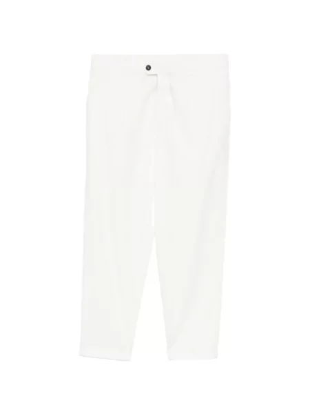 Pantaloni Eleventy alb