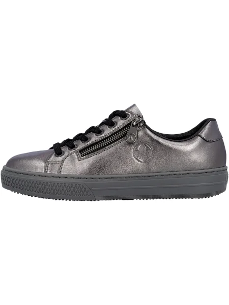 Sneakerși Rieker argintiu
