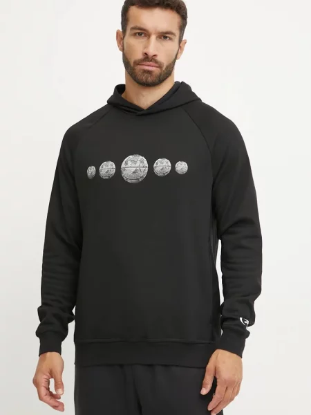 Pulover Reebok s kapuco črna