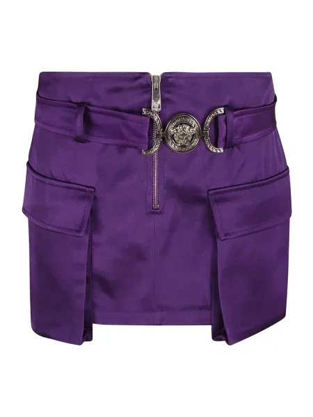 Spódnica mini Versace fioletowa