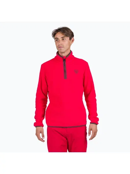 Мъжки суитшърт Rossignol Strawpile Fleece Hz sports red червено