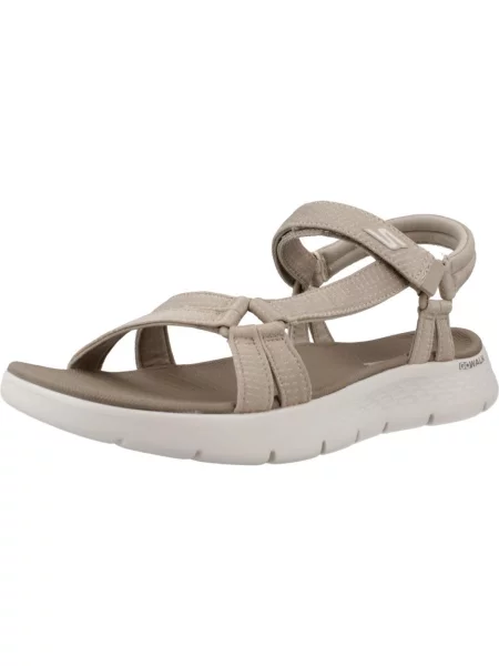 Sandały SKECHERS GO WALK FLEX SANDAL Jasnobrązowy beżowe