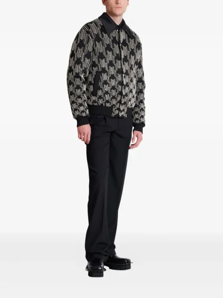 Geacă bomber Balmain de cristal negru