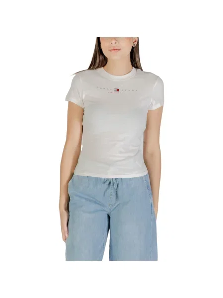Tričko Tommy Jeans bílé