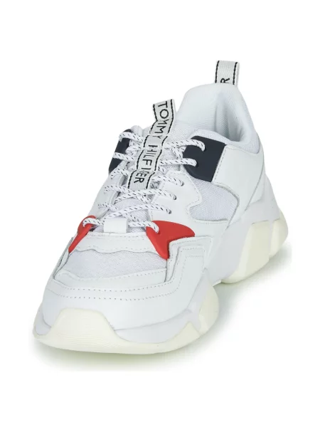 Pantofi Tommy Hilfiger chunky alb