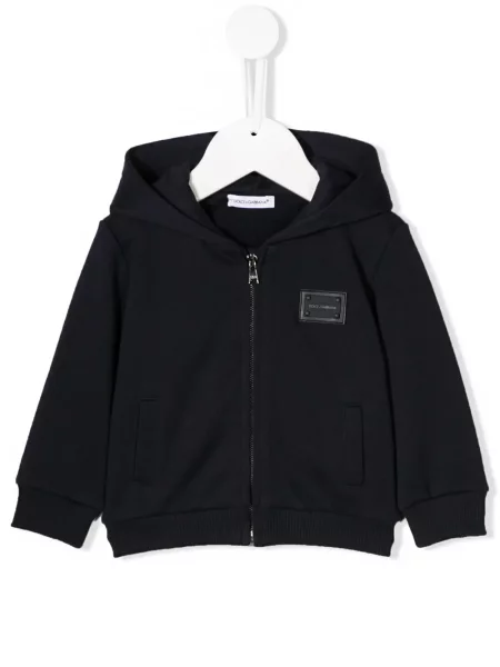 Bluza z kapturem dziecięca Dolce And Gabbana niebieska