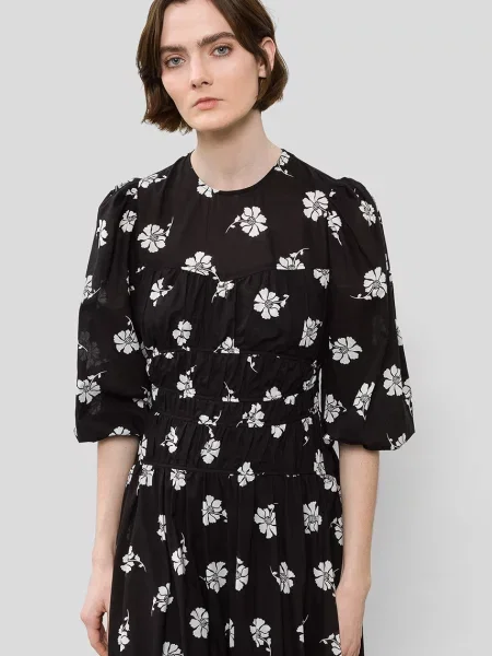 Сукня maxi розкльошена чорний