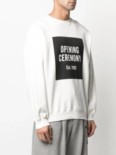 Mikina Opening Ceremony s autogramem bílá