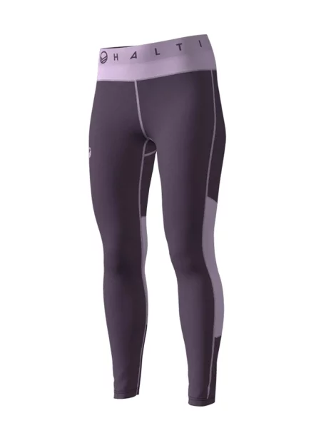 Legginsy termoaktywne Halti Pihka II Merino fioletowe