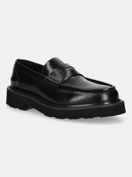 Кожени мокасини Kenzo Ukio Loafers черно