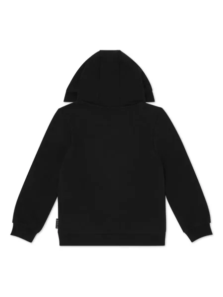 Bluza z kapturem dziecięca Philipp Plein czarna