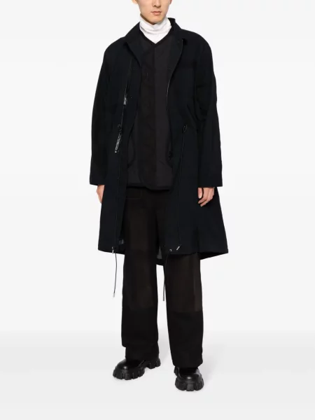 Ilgas paltas Sacai juoda