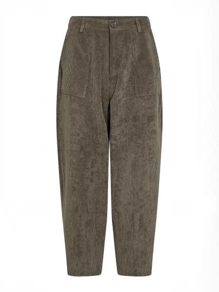 Soyaconcept Pantaloni SC-BINDI închis verde