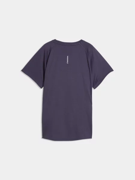 Спортивна футболка PUMA Run Velocity Tee W poly комбінований верх сірий