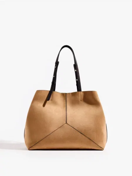 Mohito Shopper stiliaus rankinė smėlio