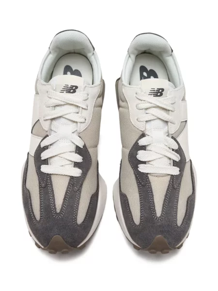 Sneakerși New Balance 327 din piele de căprioară gri