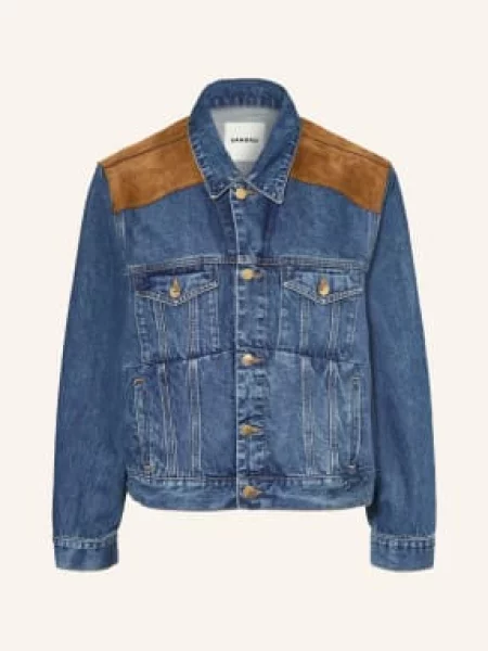 Sandro Kurtka Dżinsowa blau niebieska