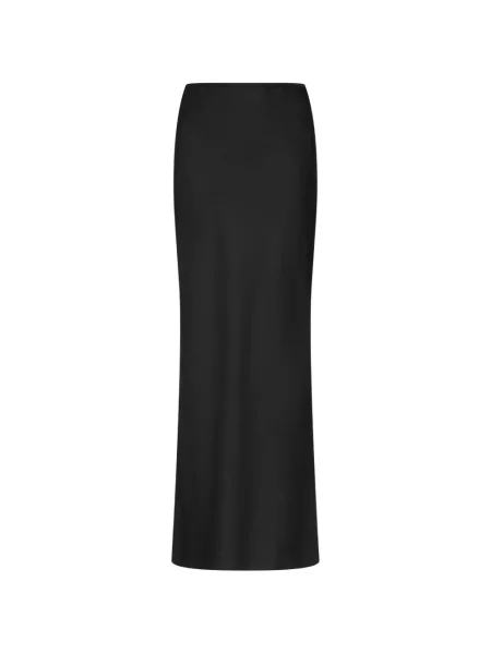 Fusta maxi Loulou De Saison de mătase negru
