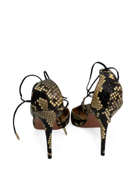 Γοβάκια Aquazzura γραβάτες μαύρο