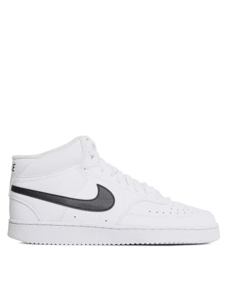 Čevlji Nike Court Vision Mid Nn White/Black/White bela