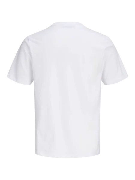JACK & JONES Tričko JCOFusion jedľová biela