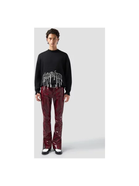 Sweter Gcds wełniany czarny