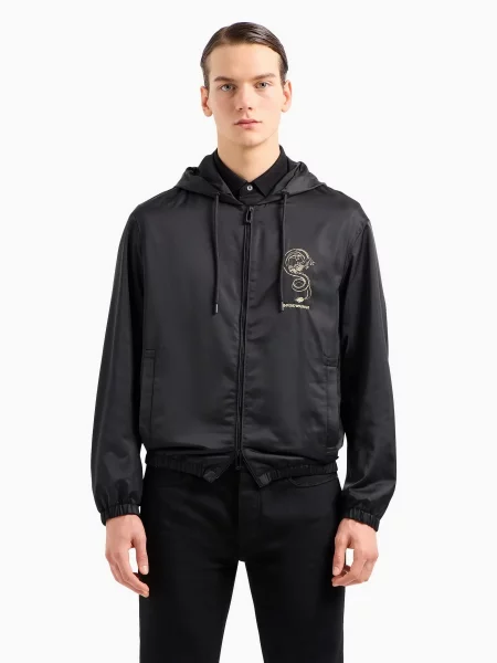 Emporio Armani Chinese New Year Демісезонна куртка чорний