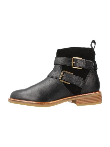 Pantofi Clarks cu cataramă negru