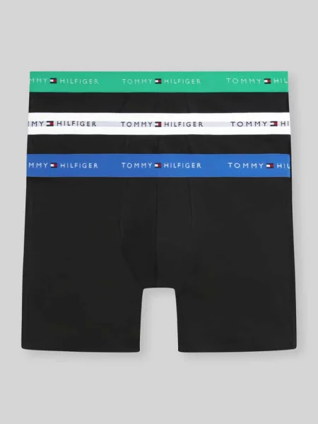 Obcisłe bokserki o kroju regular fit z mieszanki bawełny w zestawie 3 szt. Tommy Hilfiger