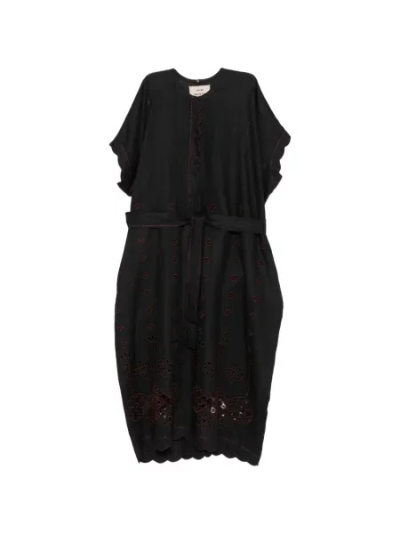 Rochie midi Vita Kin cu broderie negru