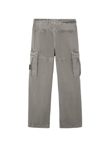 Pantaloni cargo Stone Island cu strasuri gri